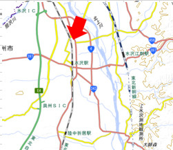 奥州市1棟アパートの地図