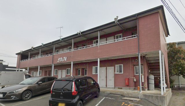 奥州市1棟アパートの外観