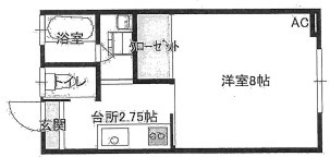 奥州市1棟アパートの間取り