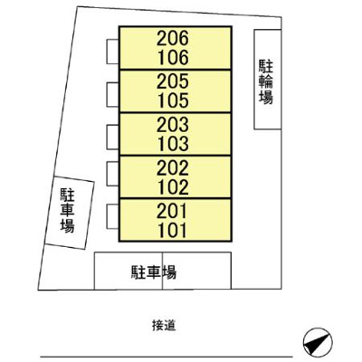 【区画図】 | マ・メゾンASUKAⅡ