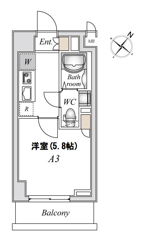 N-Stage稲城の間取り