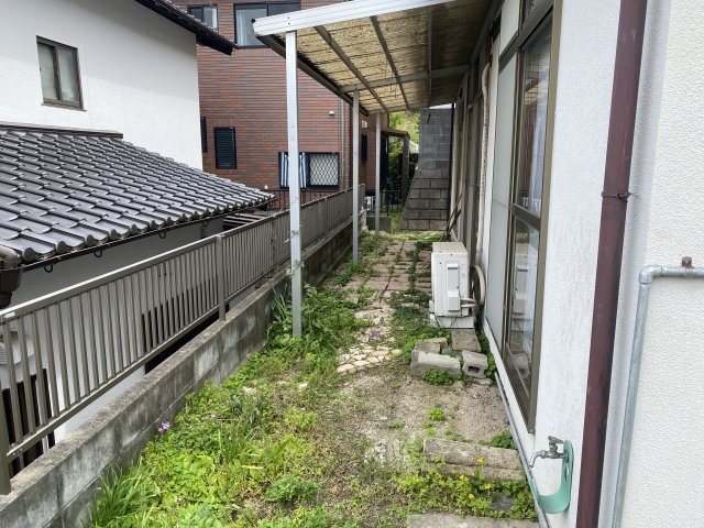 岩国市山手町２丁目の中古一戸建の庭