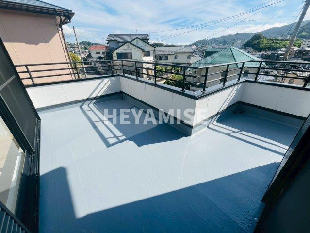 長与町高田郷第4期戸建のバルコニー