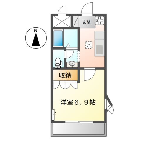 フルハウスＡ棟の間取り
