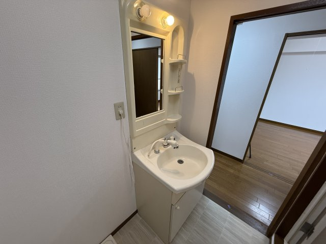 テラジハイツI号館の独立洗面台