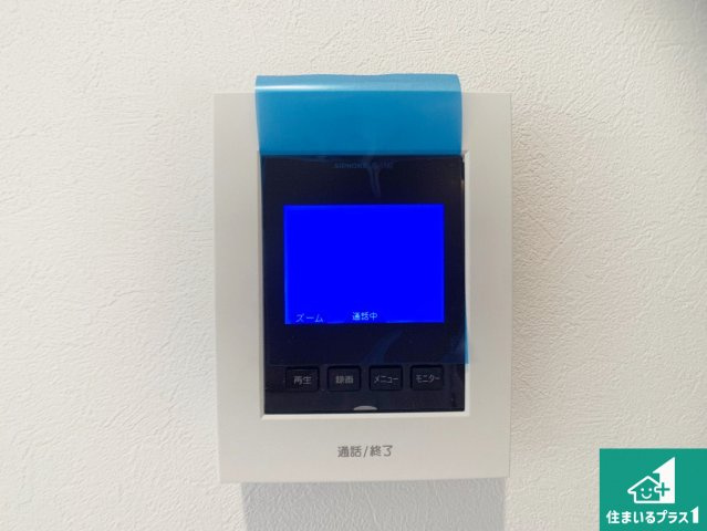 加古川市加古川町稲屋　新築一戸建ての防犯設備|カラーモニターインターホン！声だけでなく来訪者の姿や顔がモニターで確認できるので、小さなお子様がいらっしゃるご家庭でも安心できます！