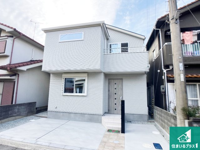 加古川市加古川町稲屋　新築一戸建ての外観|お客様に長く安心して住んでいだだける事にこだわった家づくり！住んでからのアフターサービスにもしっかりと取り組んでいます！