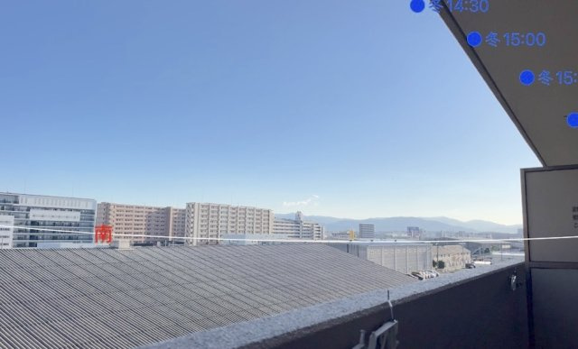 グーテンハイツ箱崎Ⅲの展望