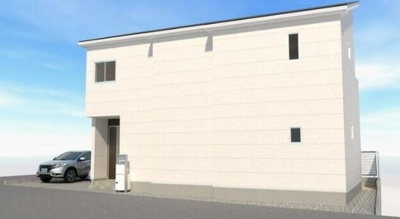 【外観パース】 | 島田市松葉町 新築一戸建て | 外観パースです