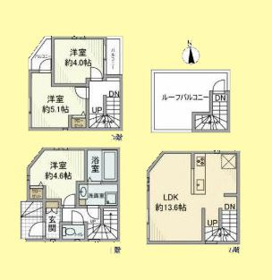 【間取り】 | 中延戸建 | 中延戸建　は三都市アース中延店へお任せください！