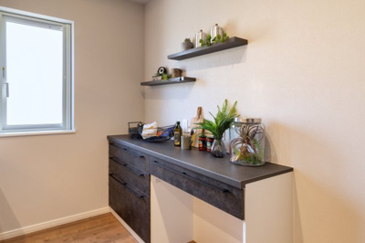 【キッチン】 | 伊達市保原町モデルハウス（Z） | カップボード標準装備