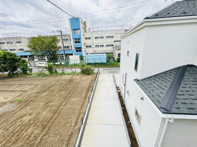松戸市新松戸6丁目新築戸建【新松戸南小学校：2分】の展望|バルコニーより南側眺望