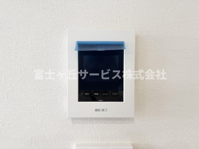 【セキュリティ】 | 静岡市清水区御門台 未入居戸建 | 来客の際、顔が見えて安心です
