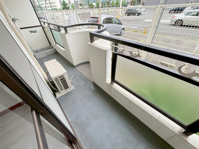 メゾンササキ2のバルコニー