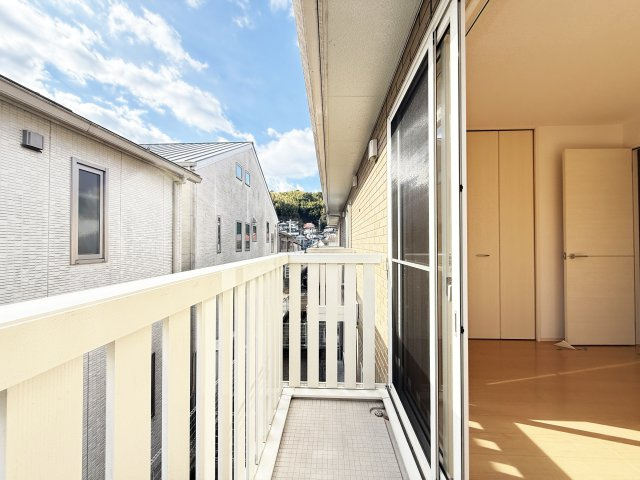 ドルフ東久万Ⅱのバルコニー