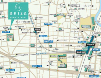 【周辺】 | ブライズ蒲田WEST