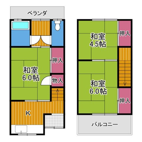 仲谷文化の間取り