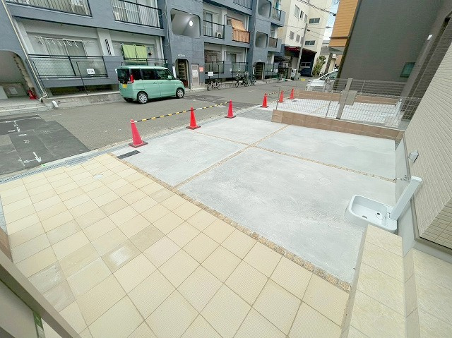下新庄貸家B号地の駐車場