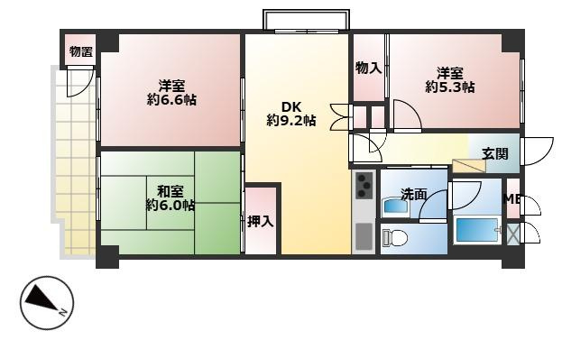 【間取り】の画像