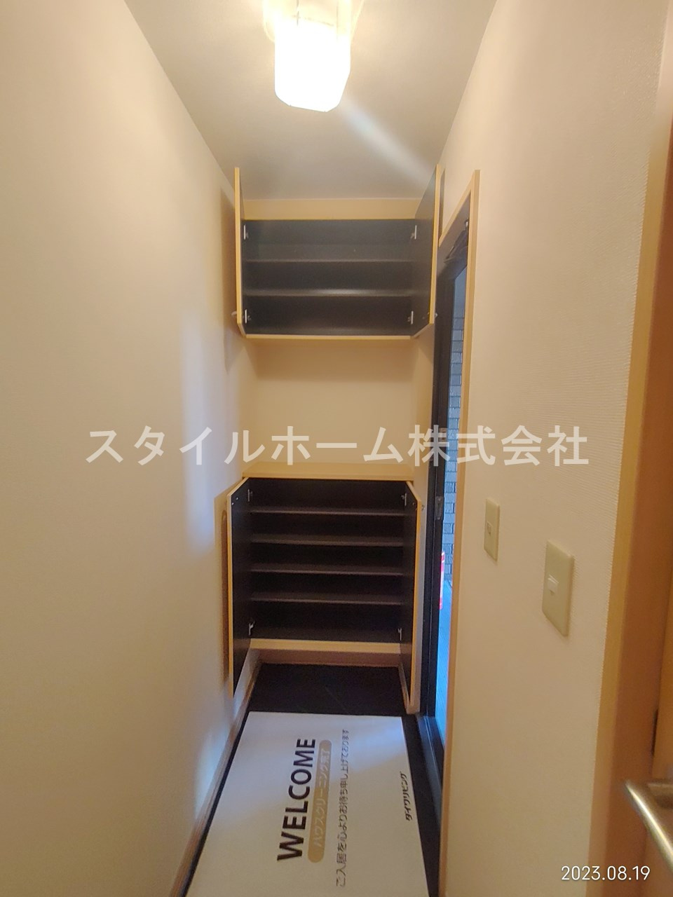 ラークハイム三蔵子Aの玄関