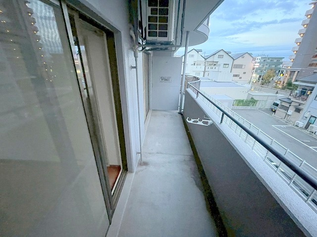 ビラ小松のバルコニー