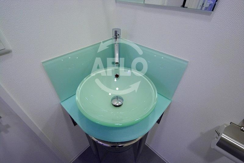 ザ・パーククロス阿波座の独立洗面台|ザ・パーククロス阿波座　おしゃれな洗面台