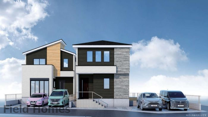 藤沢市城南２丁目新築戸建て　1期2号棟の外観パース|外観イメージ「藤沢市城南2丁目新築戸建て」