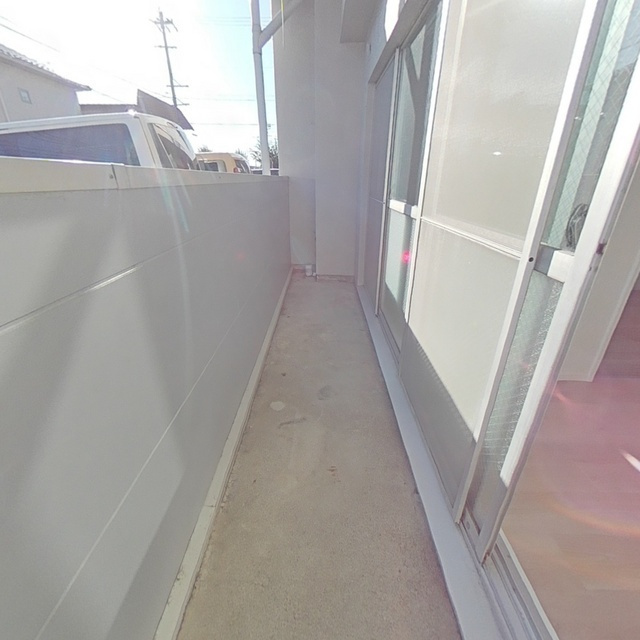 リアライズ岐南Ⅰ(旧第１岐南ビル）のバルコニー