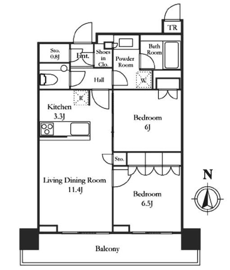 【間取り】 | ザ・パークハウス晴海タワーズ　ティアロレジデンス