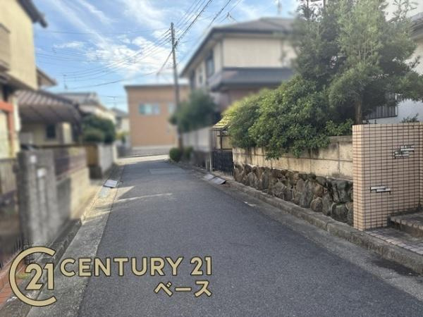 香芝市磯壁６丁目の売地の前面道路含む現地写真|■現地撮影写真■緑豊かな気持ちの良い住環境！お気軽にお問い合わせください！