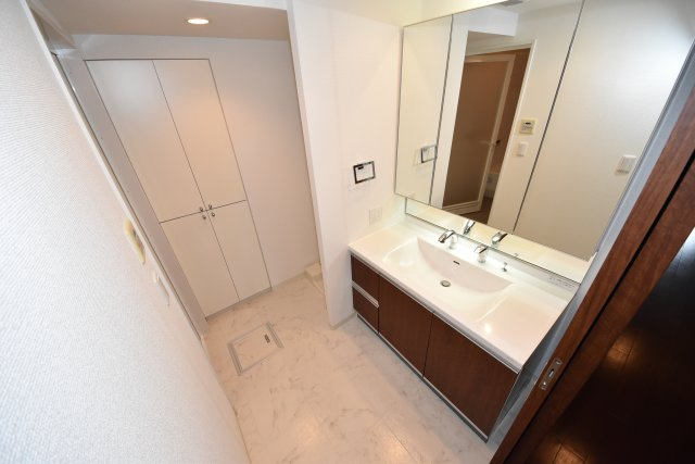 カスタリアタワー長堀橋の洗面所