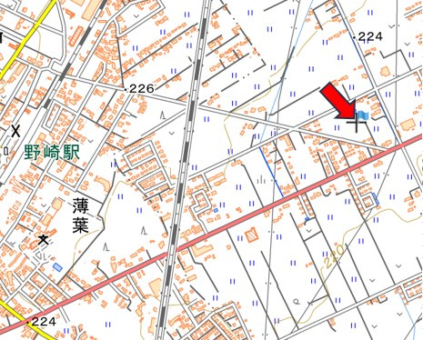 那須塩原市　1棟アパートの地図