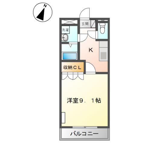 サンモールハイツの間取り