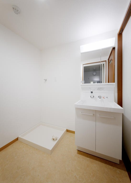 ヒルザコートの洗面所