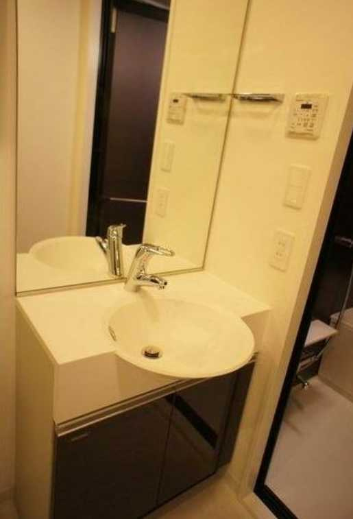 スパシエグランス学芸大学　ペット相談　分譲賃貸　オートロックの洗面所