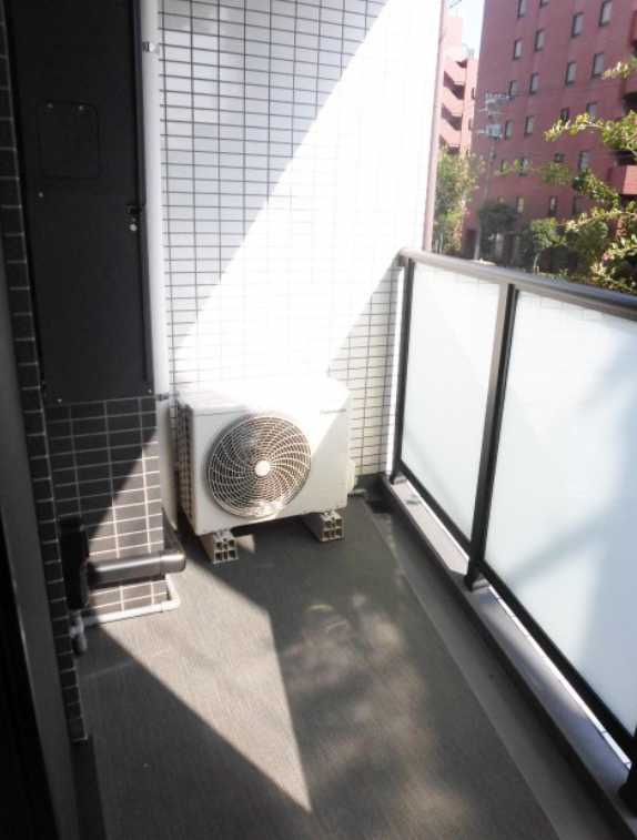 スパシエグランス学芸大学　ペット相談　分譲賃貸　オートロックのバルコニー