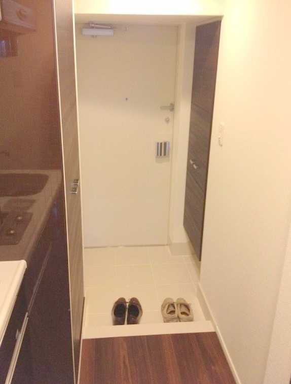 スパシエグランス学芸大学　ペット相談　分譲賃貸　オートロックの玄関