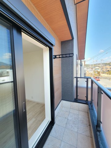 田辺市秋津町Ⅳ・新築戸建のバルコニー