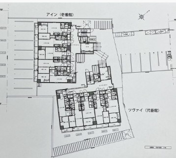 月光呉本町ツインタワーツヴァイ（弐番館）の区画図