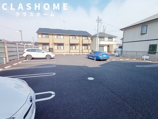 アルカンシエル　A棟の駐車場