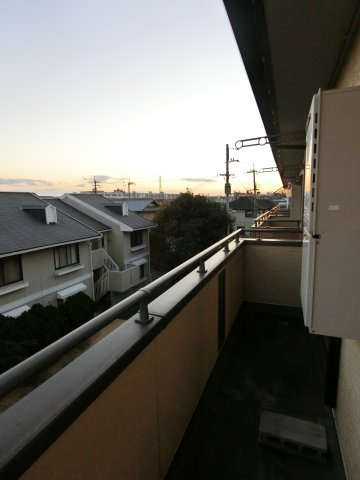 オークス玉瀬Ⅱのバルコニー
