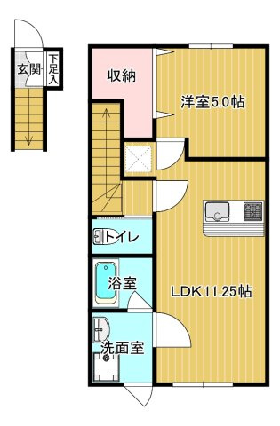 Astoria Aの間取り