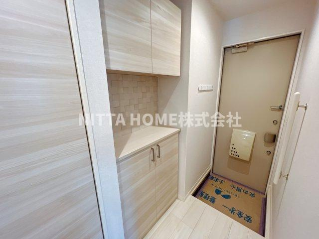 シャーメゾン　サンリットの玄関|清潔感のある玄関です◇