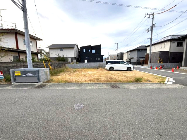 松前町筒井の新築のおうちA号棟　デザイナーズ新築住宅（伊予郡松前町大字筒井）の外観|建物外観を気になさる方へ、見た目の良い物件です