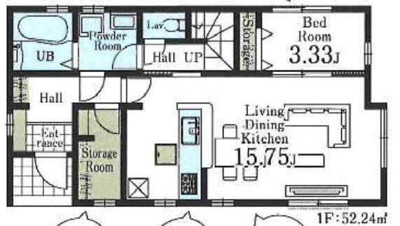 【仲介手数料無料】所沢市上新井１６期全５棟３号棟　所沢の新築なら西武ハウジング
