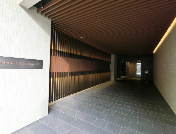 アーバネックス北堀江IIのエントランス