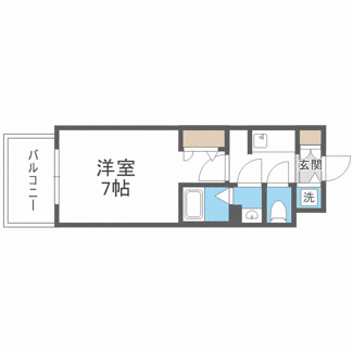 【間取り】 | S-RESIDENCE大阪九条North