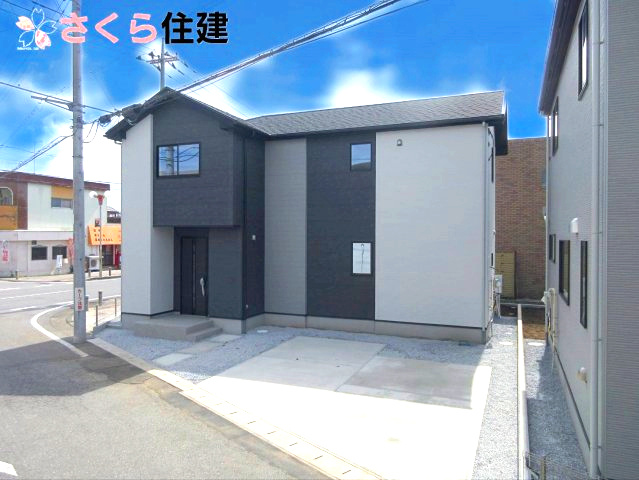 -LIGARE-　KIS下都賀郡壬生町41期　2号棟の外観|駐車場は並列で２台駐車が可能です◎