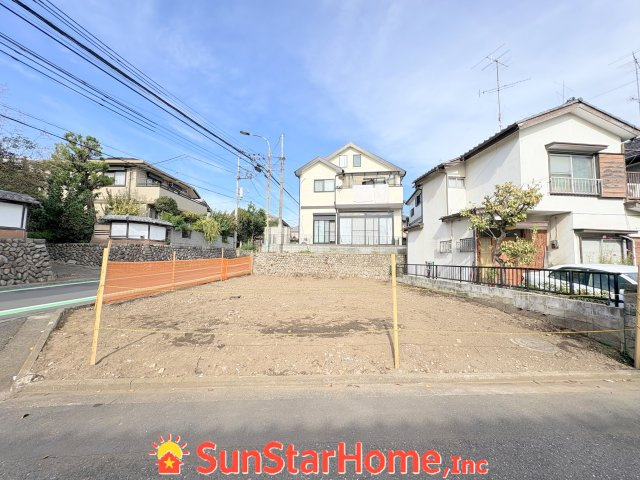 【サンスターホーム】羽村市羽中　建築条件無土地　南西角　更地渡し