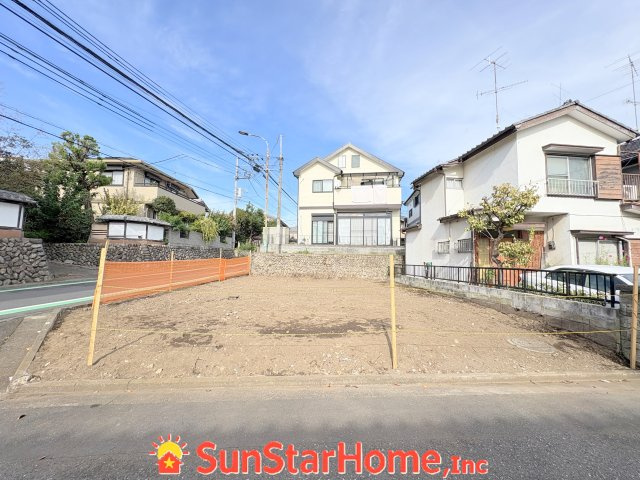 【サンスターホーム】羽村市羽中　建築条件無土地　南西角　更地渡しの外観